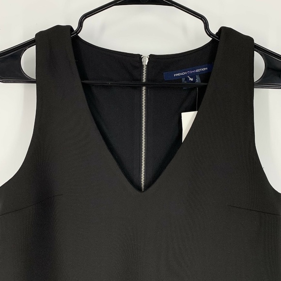 French Connection Black Clara Eight Scuba Dress - Picture 4 of 10